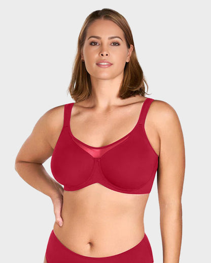 Plus Size Cooling Full Coverage Minimizer Bra