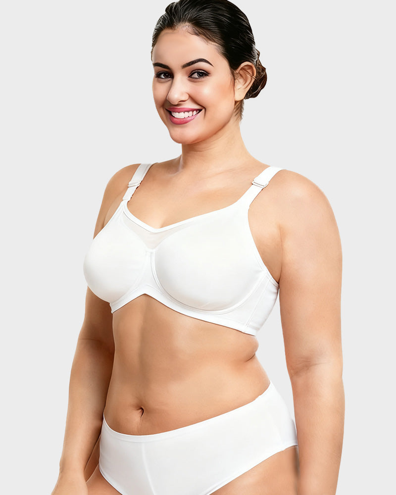 Plus Size Cooling Full Coverage Minimizer Bra