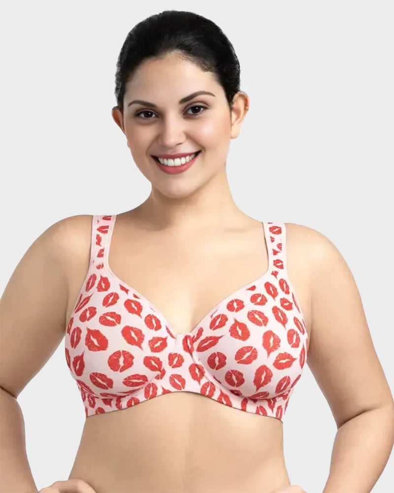 Soft Plus Size Full Coverage Unlined Minimizer Bra